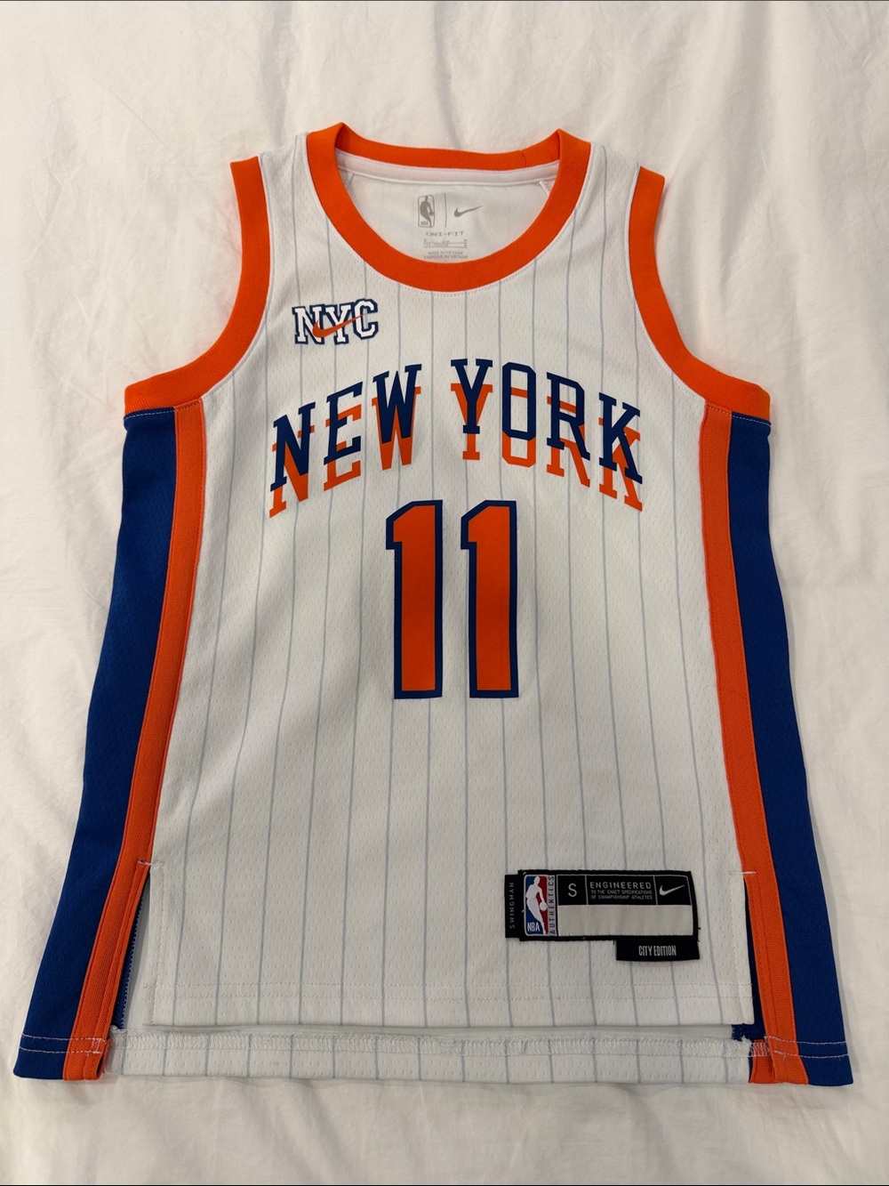Knicks Brunson #11 City Edition Jersey - Picture 4 of 6